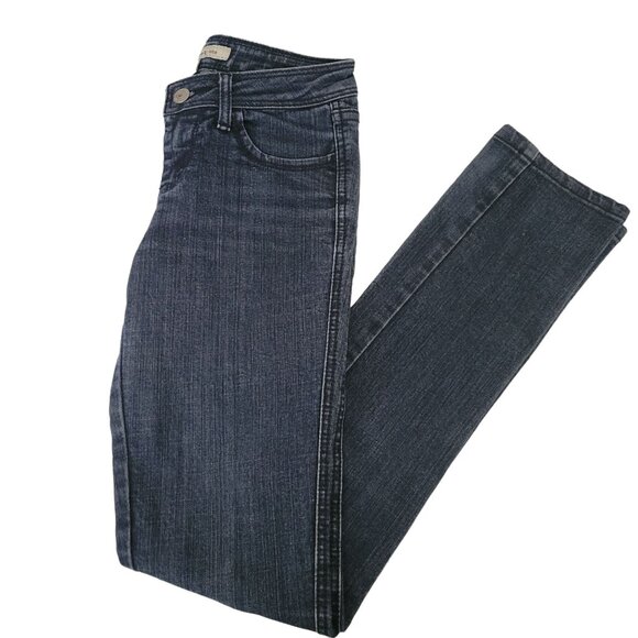 Forever 21 Jeans Womens Size 24 Skinny Straight Low Rise Dark Wash Denim Pants - Picture 1 of 5